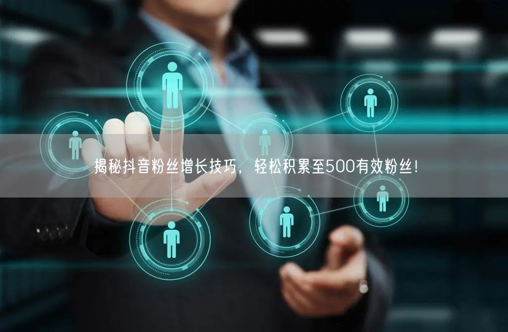 揭秘抖音粉丝增长技巧，轻松积累至500有效粉丝！