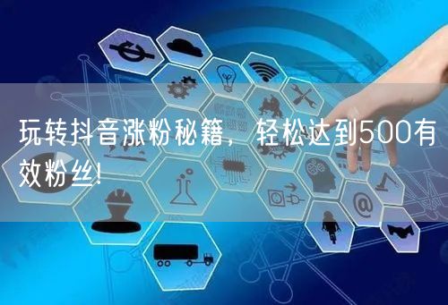 玩转抖音涨粉秘籍，轻松达到500有效粉丝!