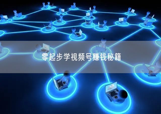 零起步学视频号赚钱秘籍