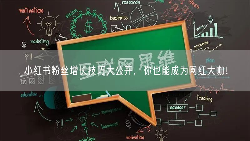 小红书粉丝增长技巧大公开，你也能成为网红大咖！