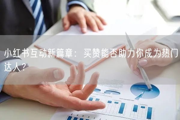 小红书互动新篇章：买赞能否助力你成为热门达人？